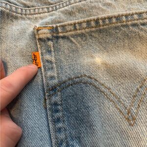 Vintage orange tab Levi’s baggy jeans